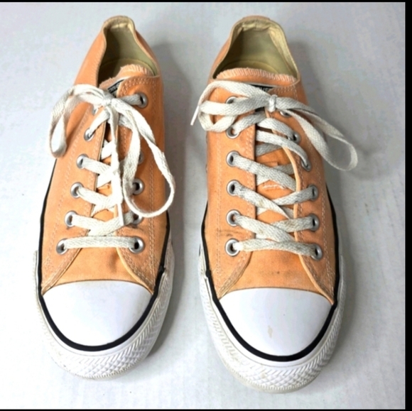 CONVERSE Alll Star Peach Low-Top Canvas Sneakers.  Unisex - Picture 4 of 12